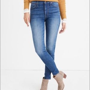 Madewell 9 in mid-rise skinny jeans